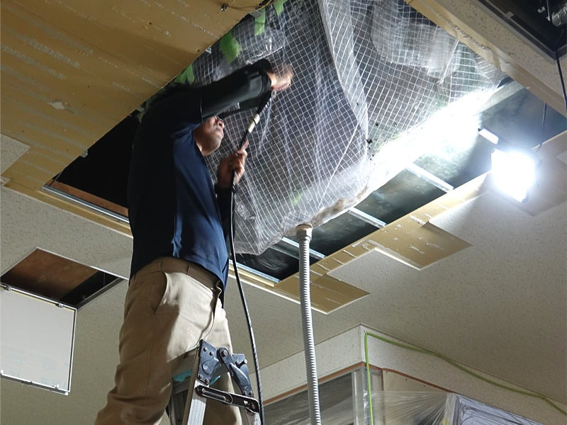 ビルトインエアコンの清掃もお任せ